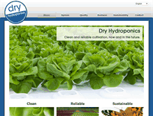 Tablet Screenshot of dryhydroponics.nl